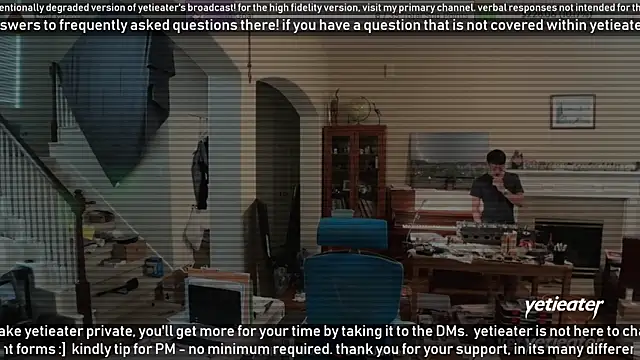 Snapshot of yetieater chatting on February 10, 2025, 10:30 pm yetieater online show from February 10, 2025, 10:30 pm