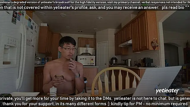 Snapshot of yetieater chatting on March 11, 2025, 3:34 pm yetieater online show from March 11, 2025, 3:34 pm