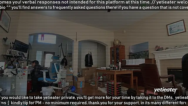 Snapshot of yetieater chatting on January 31, 2026, 7:11 pm yetieater online show from January 31, 2026, 7:11 pm