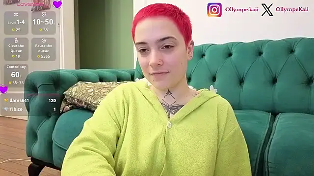 OllympeKaii online show from February 25, 2026, 5:50 am