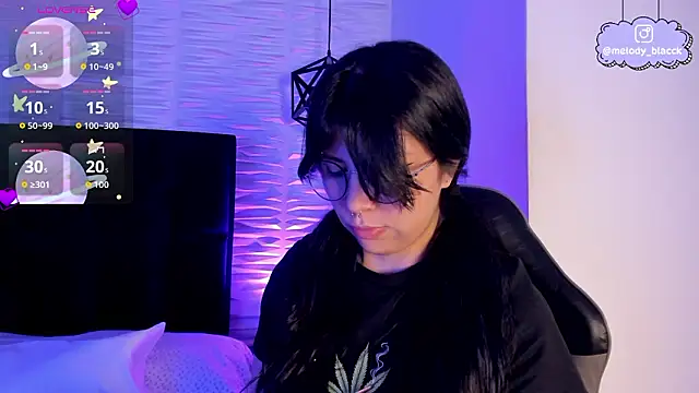 Melody Black  online show from March 18, 2026, 8:12 pm