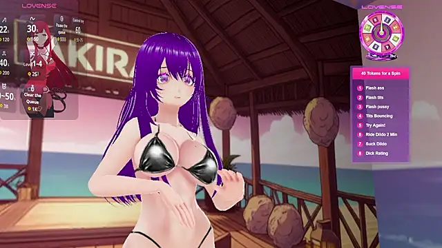 AkiraVixent online show from March 22, 2026, 9:18 pm