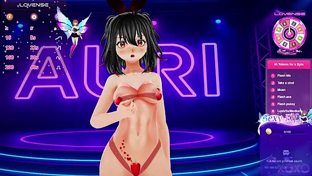 Auri Hikaru online show from March 15, 2026, 4:57 pm