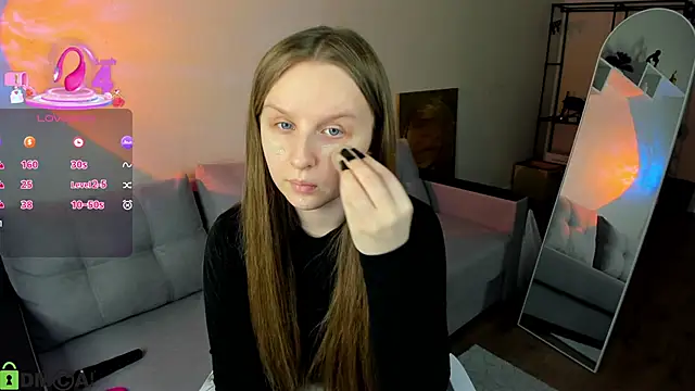 Rina Panic online show from February 12, 2026, 1:00 am