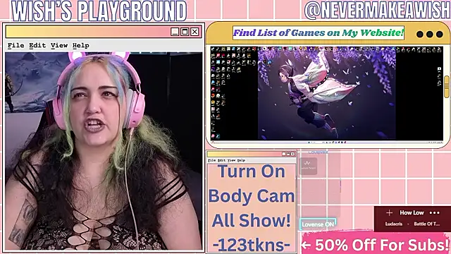 Snapshot of nevermakeawish chatting on March 6, 2026, 5:31 pm nevermakeawish online show from March 6, 2026, 5:31 pm