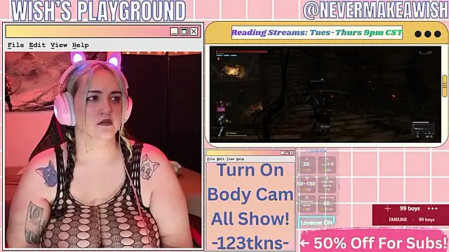 Snapshot of nevermakeawish chatting on March 7, 2026, 5:37 am nevermakeawish online show from March 7, 2026, 5:37 am