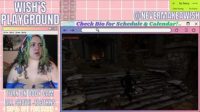 Snapshot of nevermakeawish chatting on March 12, 2026, 4:29 am nevermakeawish online show from March 12, 2026, 4:29 am