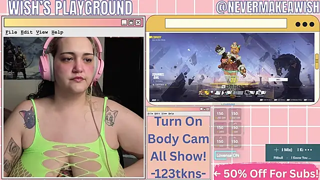 Snapshot of nevermakeawish chatting on March 17, 2026, 2:31 pm nevermakeawish online show from March 17, 2026, 2:31 pm