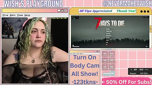 Snapshot of nevermakeawish chatting on March 25, 2026, 9:26 am nevermakeawish online show from March 25, 2026, 9:26 am