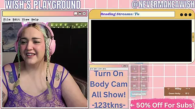 Snapshot of nevermakeawish chatting on March 31, 2026, 9:53 am nevermakeawish online show from March 31, 2026, 9:53 am