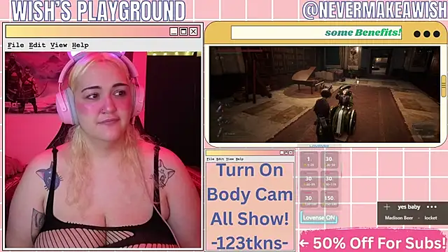 Snapshot of nevermakeawish chatting on April 3, 2026, 4:43 am nevermakeawish online show from April 3, 2026, 4:43 am