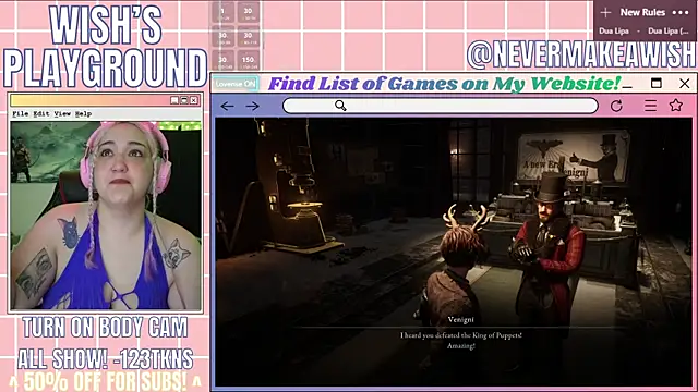 Snapshot of nevermakeawish chatting on April 10, 2026, 5:45 am nevermakeawish online show from April 10, 2026, 5:45 am