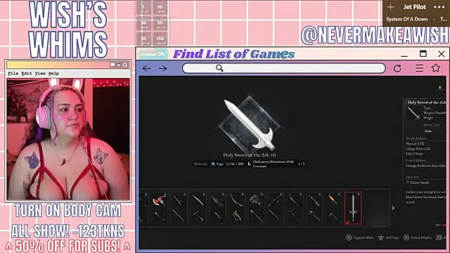 Snapshot of nevermakeawish chatting on May 15, 2026, 5:14 am nevermakeawish online show from May 15, 2026, 5:14 am