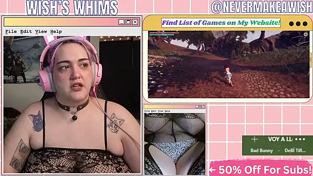 Snapshot of nevermakeawish chatting on May 29, 2026, 10:02 am nevermakeawish online show from May 29, 2026, 10:02 am