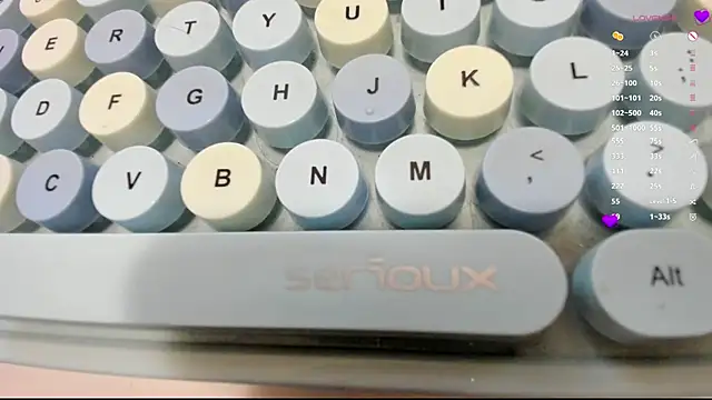 Monica Velvet online show from October 28, 2025, 7:38 pm