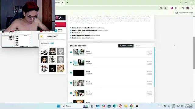 dirty model online show from September 28, 2025, 10:59 pm