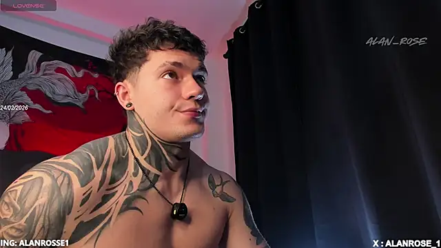 AlanRose01 online show from February 24, 2026, 6:50 pm