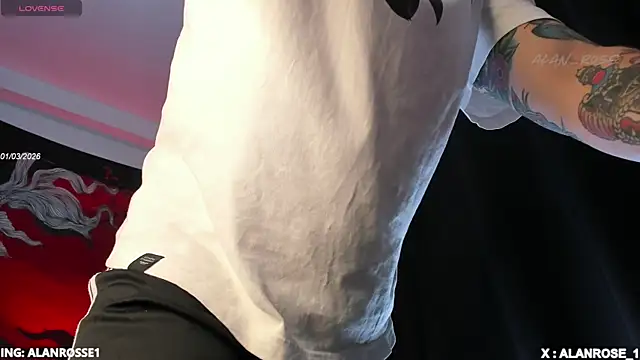 AlanRose01 online show from April 1, 2026, 2:25 pm