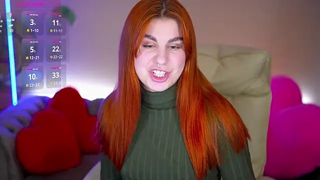 GingerPinky online show from February 20, 2026, 7:36 pm