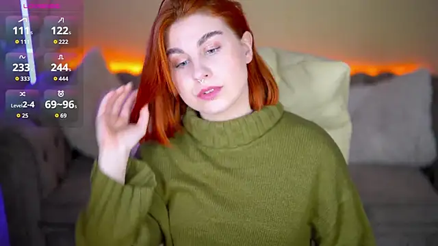 GingerPinky online show from March 18, 2026, 7:50 pm