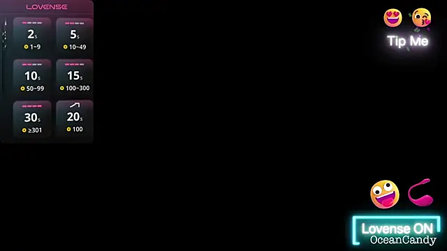 OceanCandy9 online show from January 9, 2026, 3:59 pm