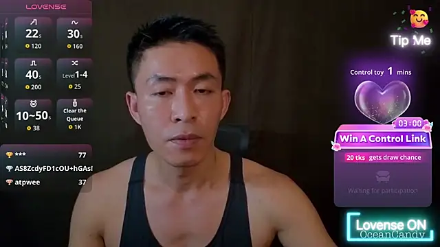 OceanCandy9 online show from February 27, 2026, 6:35 am