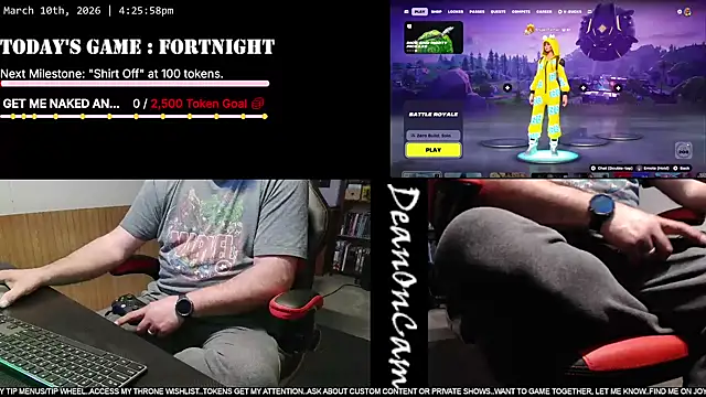 DeanonCam online show from March 10, 2026, 8:36 pm