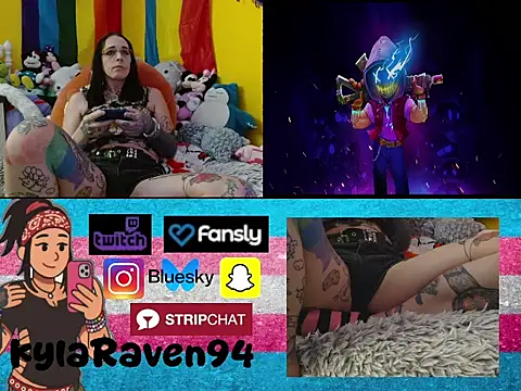 KylaRaven online show from April 19, 2026, 8:33 pm