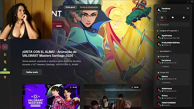 pandinhagamer online show from February 26, 2026, 4:33 am