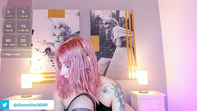 Snapshot of AlannaViera chatting on July 12, 2026, 12:51 pm AlannaViera online show from July 12, 2026, 12:51 pm