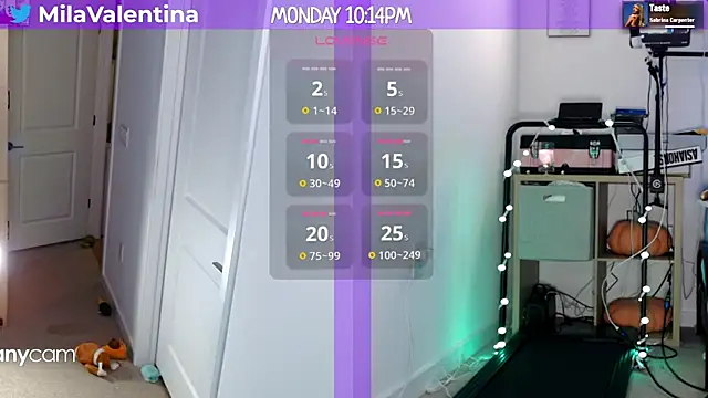 MilaValentina online show from January 28, 2025, 3:15 am