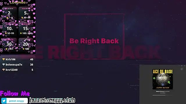 Snapshot of JannetPie chatting on February 6, 2025, 7:35 am JannetPie online show from February 6, 2025, 7:35 am