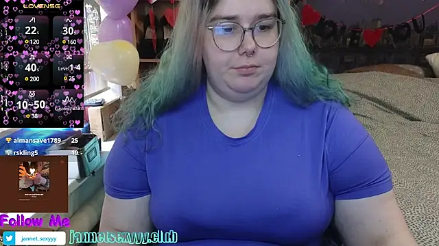 Snapshot of JannetPie chatting on February 14, 2025, 10:49 am JannetPie online show from February 14, 2025, 10:49 am