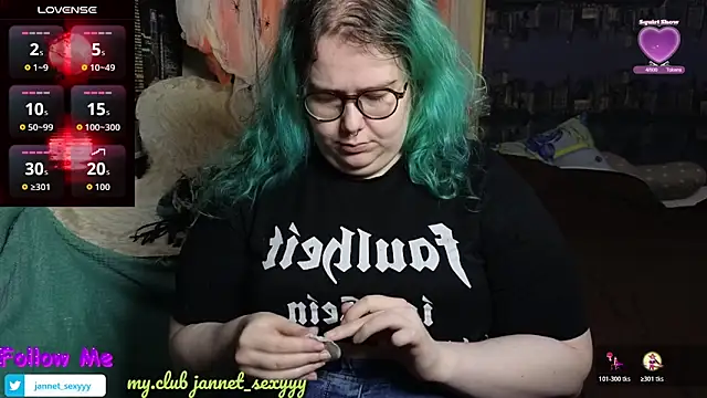 Snapshot of JannetPie chatting on October 26, 2025, 2:17 am JannetPie online show from October 26, 2025, 2:17 am