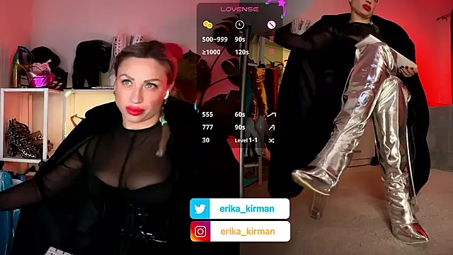 Erika Kirman online show from January 16, 2026, 1:04 pm