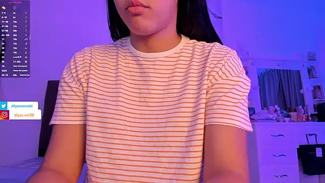 Snapshot of alysson_18 chatting on March 15, 2026, 1:33 am alysson 18 online show from March 15, 2026, 1:33 am