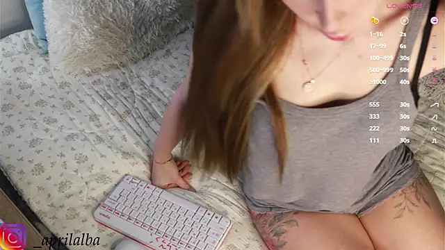 AprilinAlba online show from March 9, 2026, 6:28 am