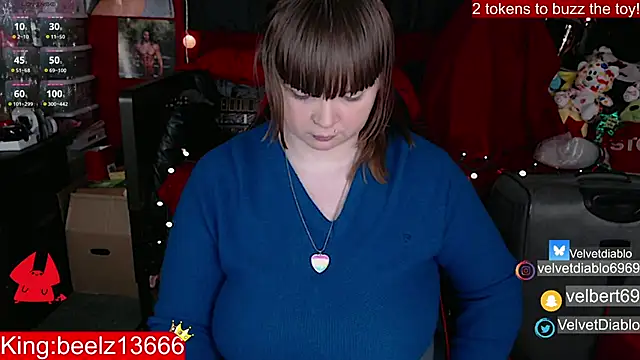 VelvetDiablo online show from January 24, 2025, 3:54 am