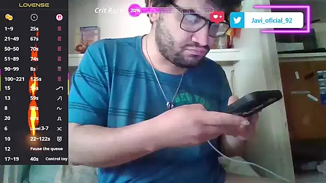 Javi 92 online show from April 4, 2026, 11:08 am