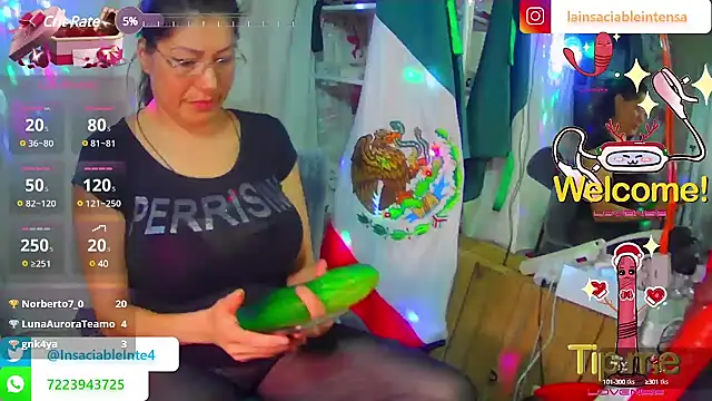 LaInsaciableIntensa online show from March 2, 2025, 1:04 am