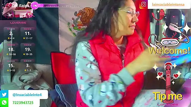 LaInsaciableIntensa online show from March 5, 2025, 1:17 pm