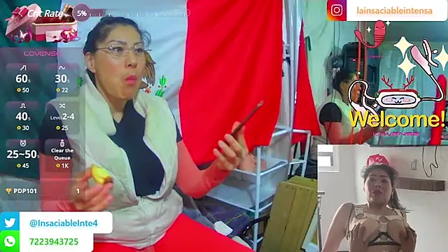 LaInsaciableIntensa online show from March 13, 2025, 12:48 am