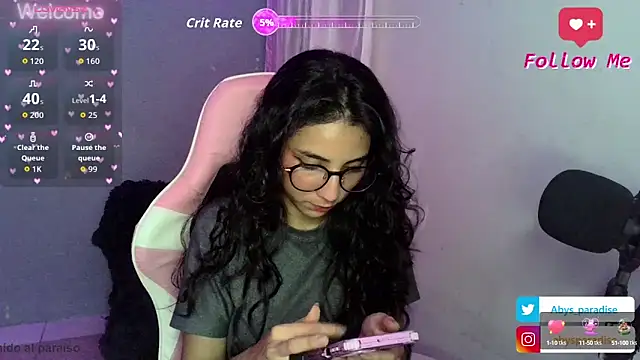 Abysparadise online show from September 10, 2025, 4:01 am