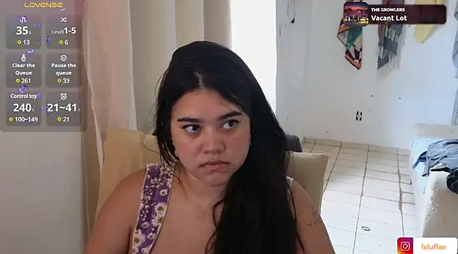 Snapshot of feluriana chatting on March 10, 2025, 8:23 pm feluriana online show from March 10, 2025, 8:23 pm