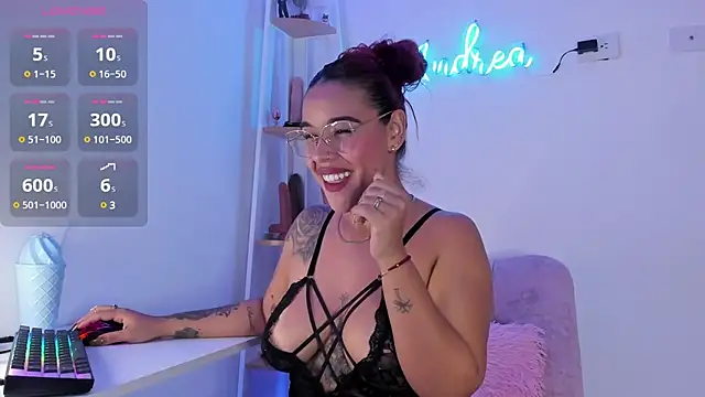 andrea lopezz  online show from February 18, 2025, 12:15 am