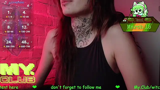 Witch Emma online show from March 15, 2026, 5:30 pm