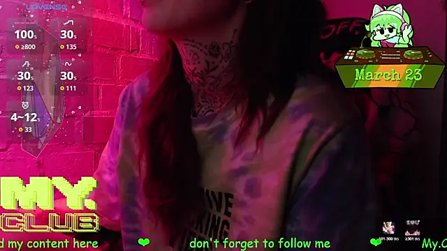 Witch Emma online show from March 23, 2026, 7:34 am