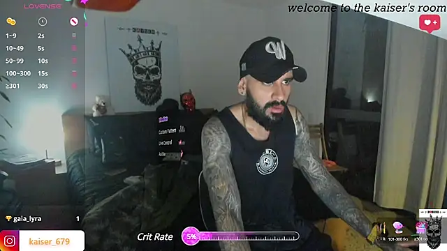 kaiser679  online show from March 13, 2025, 5:00 am