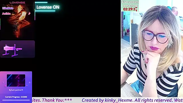 Snapshot of kinky_Hexme chatting on March 6, 2026, 10:01 am kinky Hexme online show from March 6, 2026, 10:01 am
