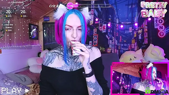 NekoCyber online show from October 18, 2025, 4:59 am